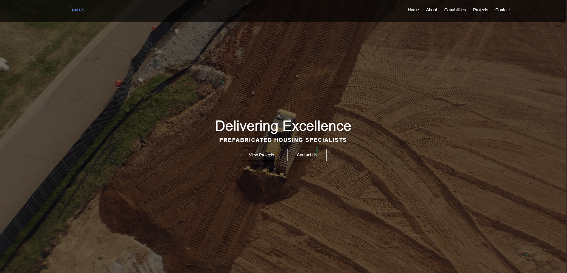 PMGS Construction website and case study
